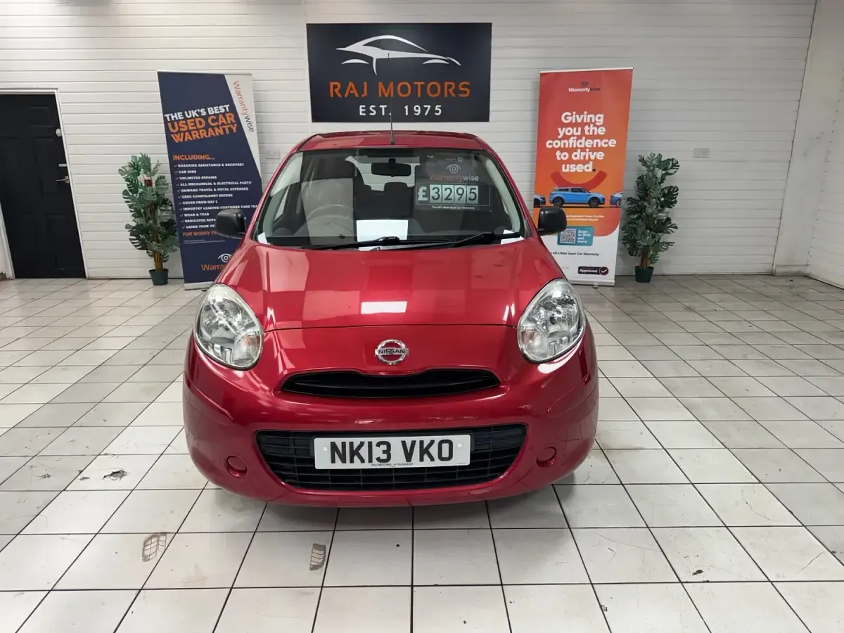 Used Nissan Micra Visia 78 HP (57 kW) 2013 Red Hatchback