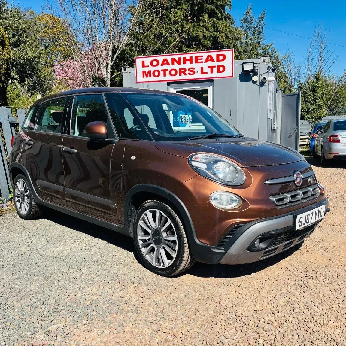 Usado Fiat 500L Cross 95 HP (69 kW) 2017 Castanho Monovolume