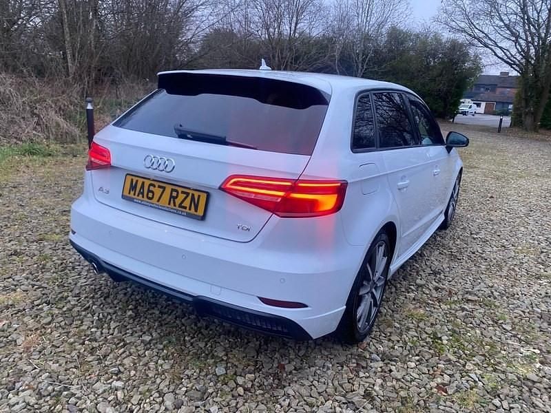 Used Audi A3 Black Edition 2017 White Hatchback