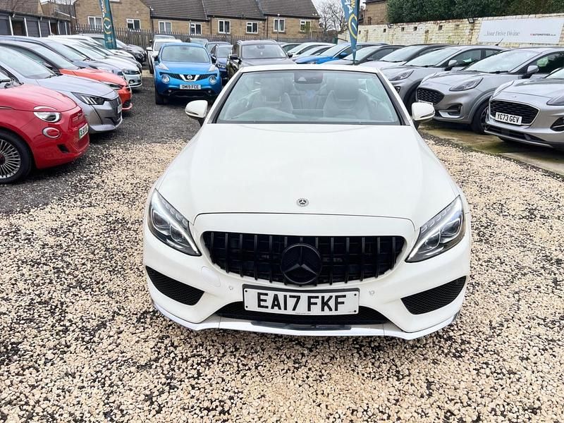 Used Mercedes C220 AMG Line Premium Plus 2017 White Cabriolet