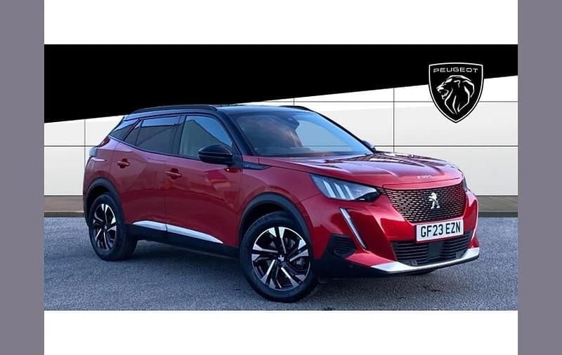 Used Peugeot e-2008 GTi 100 kW (136 HP) 2023 Red SUV