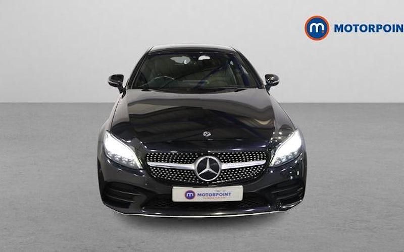 Used Mercedes C300 AMG line 258 HP (189 kW) 2019 Black Coupe
