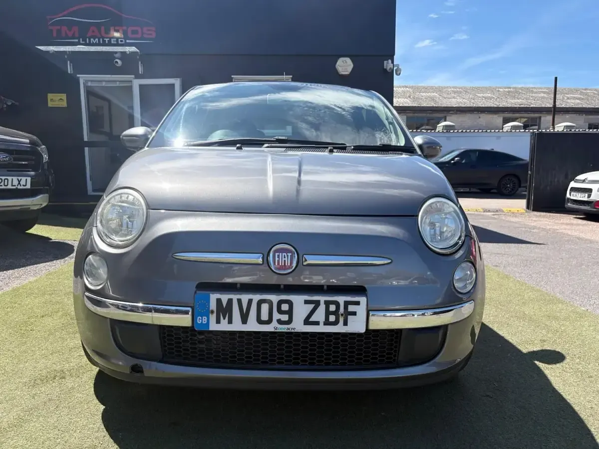 Used Fiat 500 Lounge 69 HP (50 kW) 2009 Grey Cabriolet