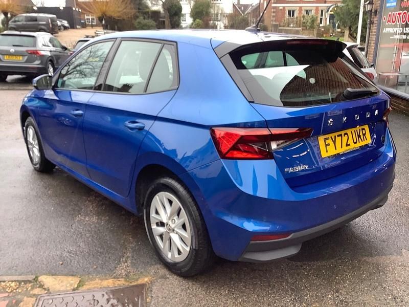 Used Skoda Fabia Comfort 2022 Blue Hatchback