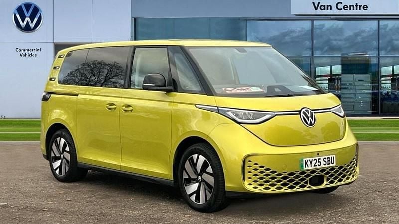 Lime yellow Used 2025 VW ID. Buzz Pro MPV | £44,779 (Super price) - Image 1/4