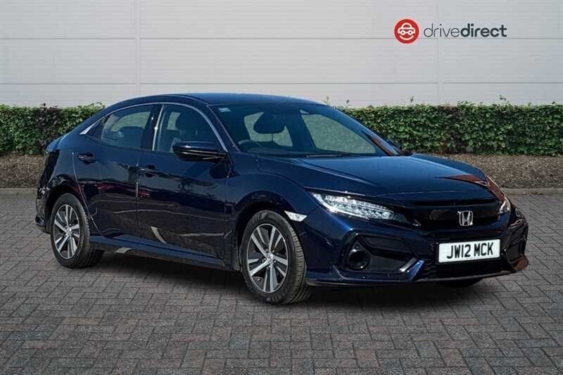 Blue Used 2021 Honda Civic SE Hatchback | £11,850 (Good price) - Image 1/4