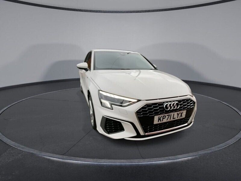 White Used 2021 Audi A3 Sportback S-Line Hatchback | £21,999 (Fair price) - Image 1/4