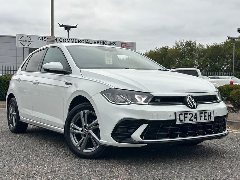 White Used 2024 VW Polo R-line Hatchback | £17,898 (Fair price) - Image 1/3
