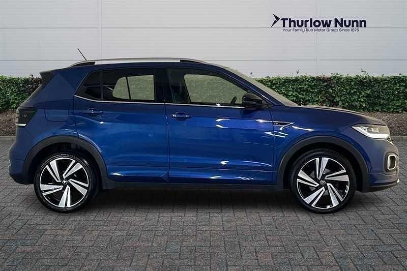 Used VW T-Cross R-line 150 HP (110 kW) 2020 Blue SUV