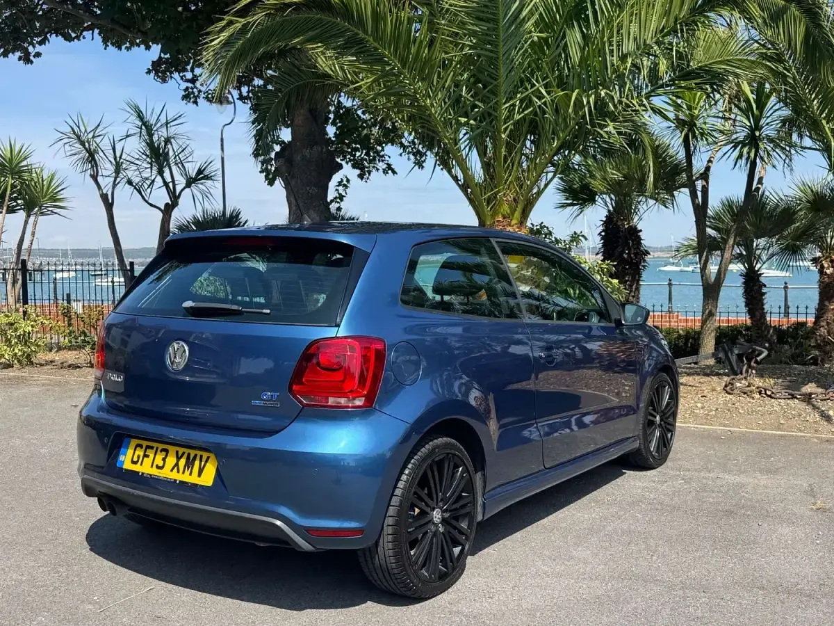 Used VW Polo BlueGT 140 HP (102 kW) 2013 Blue Hatchback
