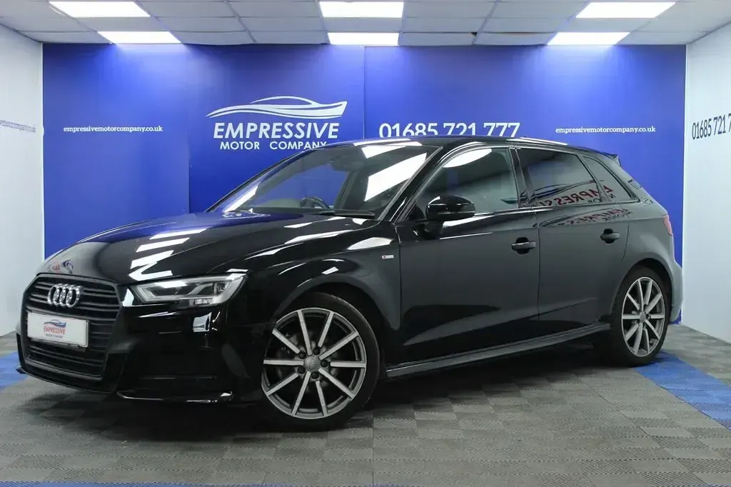 Used Audi A3 Sportback Black Edition 116 HP (85 kW) 2018 Black Hatchback