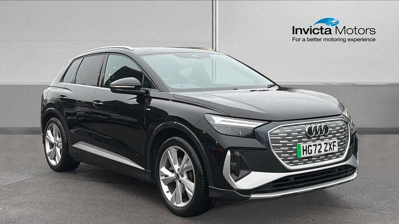 Used Audi Q4 e-tron S-Line 125 kW (170 HP) 2023 Black SUV