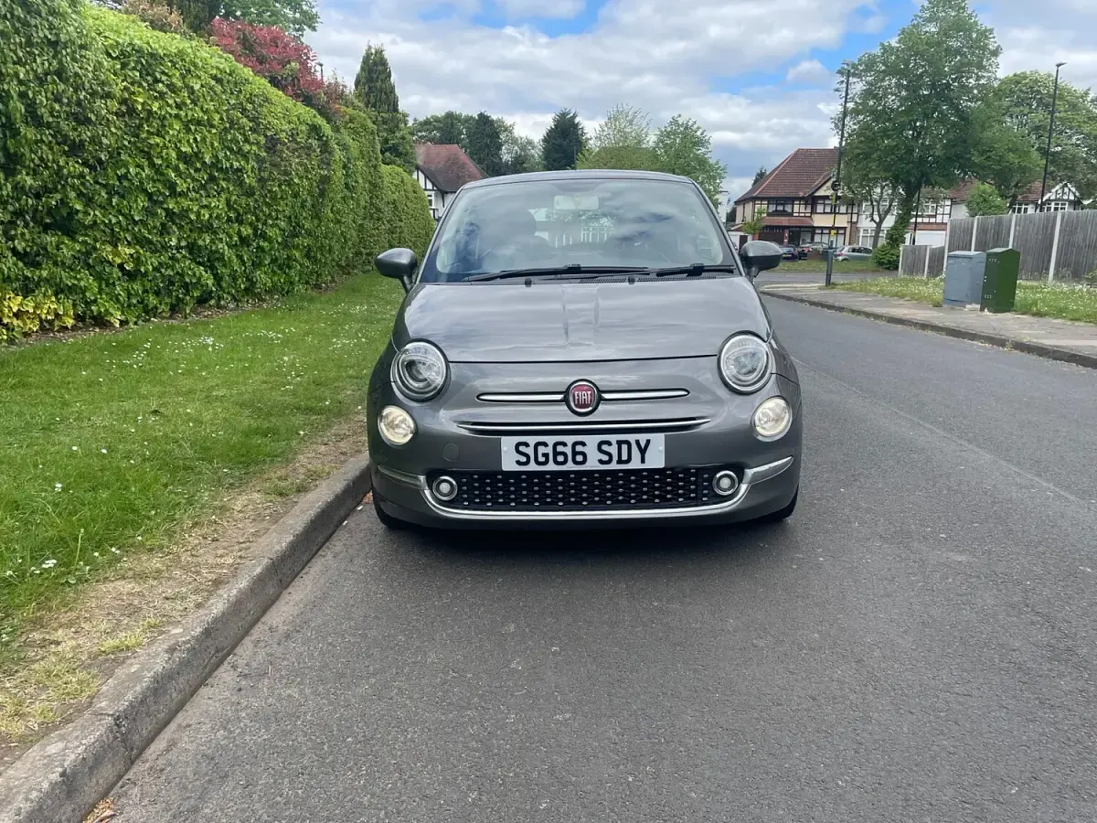 Used Fiat 500 Lounge 69 HP (50 kW) 2016 Grey Hatchback