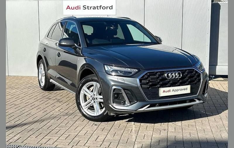 Grey Used 2022 Audi Q5 S-Line SUV | £34,950 (Expensive) - Image 1/4