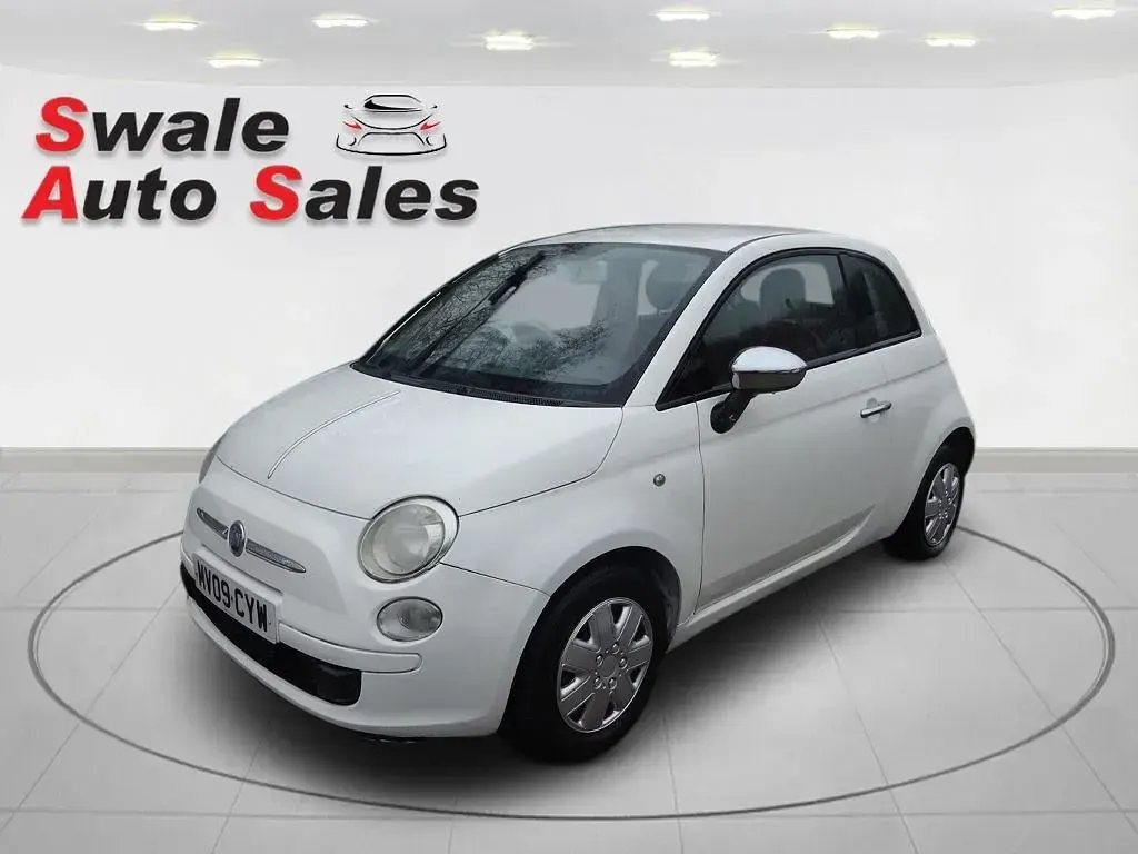 Used Fiat 500 Pop 69 HP (50 kW) 2009 White Hatchback