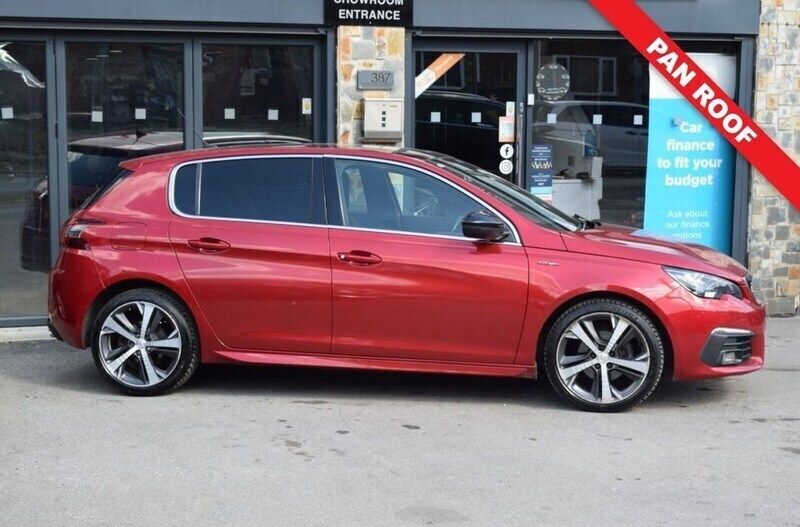 Red Used 2018 Peugeot 308 GT-line Hatchback | £7,800 (Fair price) - Image 1/4