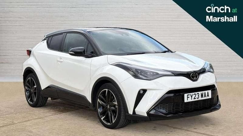 White/black Used 2023 Toyota C-HR+ Sport SUV | £22,681 - Image 1/4