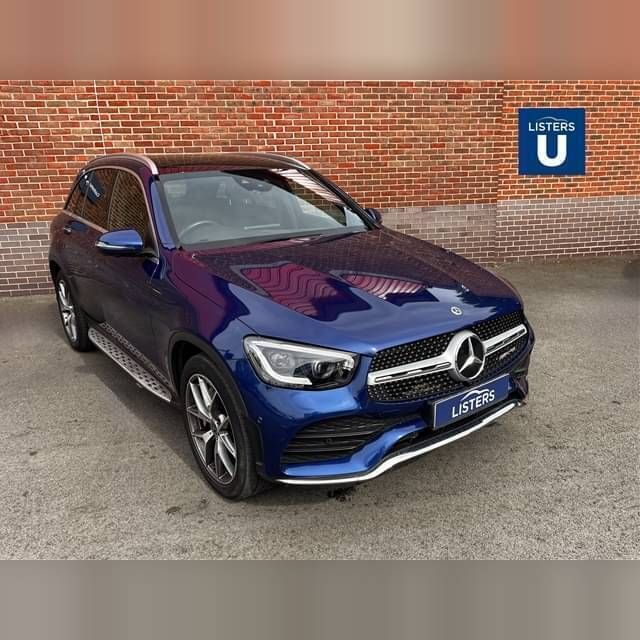 Blue Used 2020 Mercedes GLC300 AMG Line Premium Plus Estate | £27,990 (Fair price) - Image 1/4