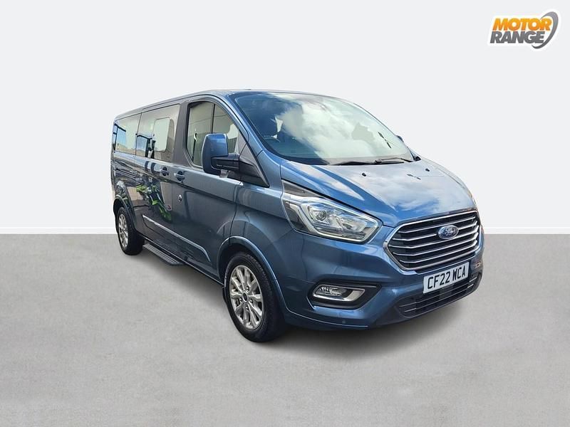 Blue Used 2022 Ford Tourneo Custom Titanium MPV | £23,895 (Fair price) - Image 1/4
