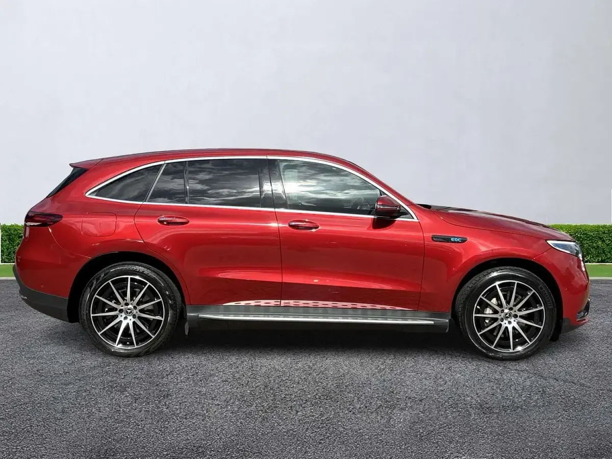 Used Mercedes EQC400 AMG line 300 kW (408 HP) 2023 Red SUV