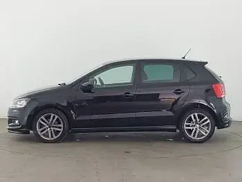 Used VW Polo R-line 90 HP (66 kW) 2016 Black Hatchback