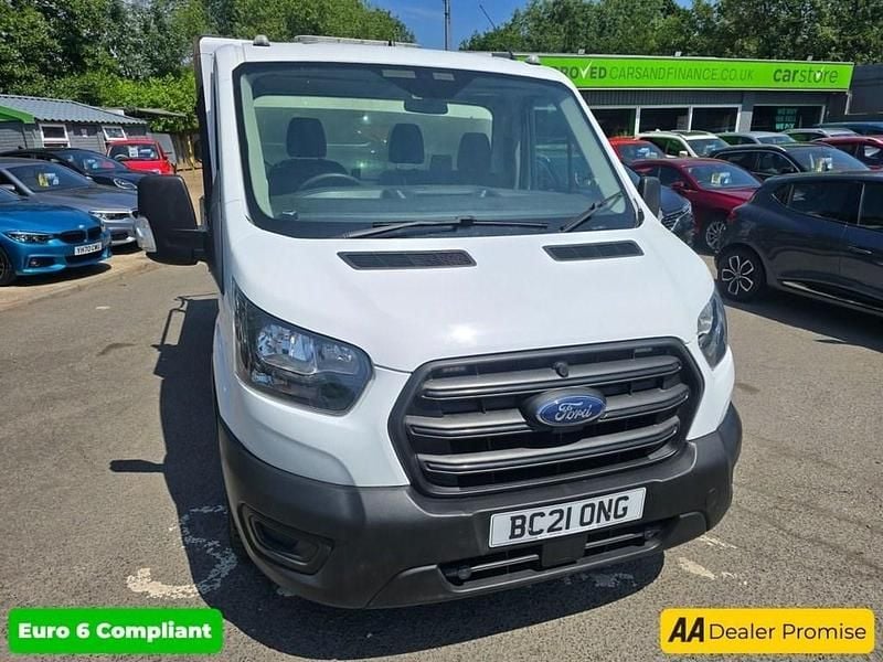 Used Ford Transit 130 HP (95 kW) 2021 White Cabriolet