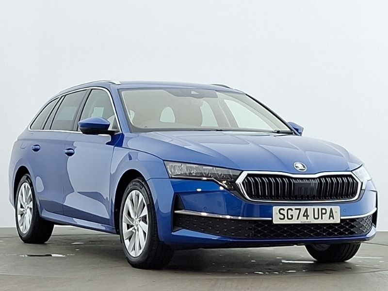 Blue Used 2024 Skoda Octavia SE L Estate | £24,998 (Expensive) - Image 1/4