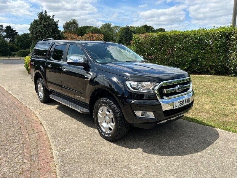 Black Used 2018 Ford Ranger Limited Pickup | £8,975 (Good price) - Image 1/4