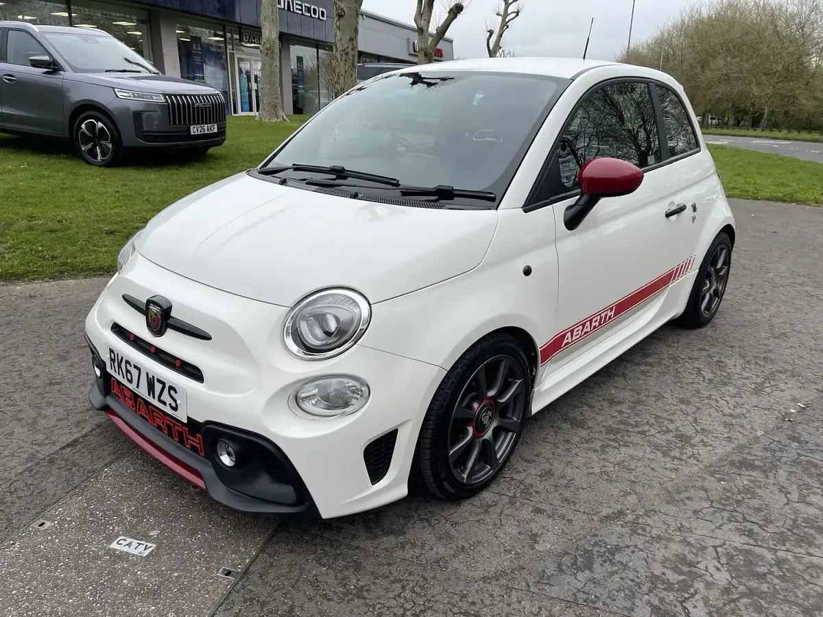 Used Abarth 595 143 HP (105 kW) 2017 White Hatchback