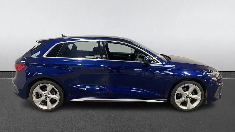 Used Audi A3 S-Line 150 HP (110 kW) 2023 Blue Sedan