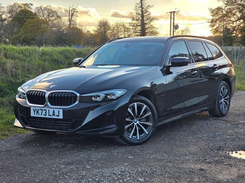 Black Used 2024 BMW 330e Sport Line Estate | £22,290 - Image 1/4