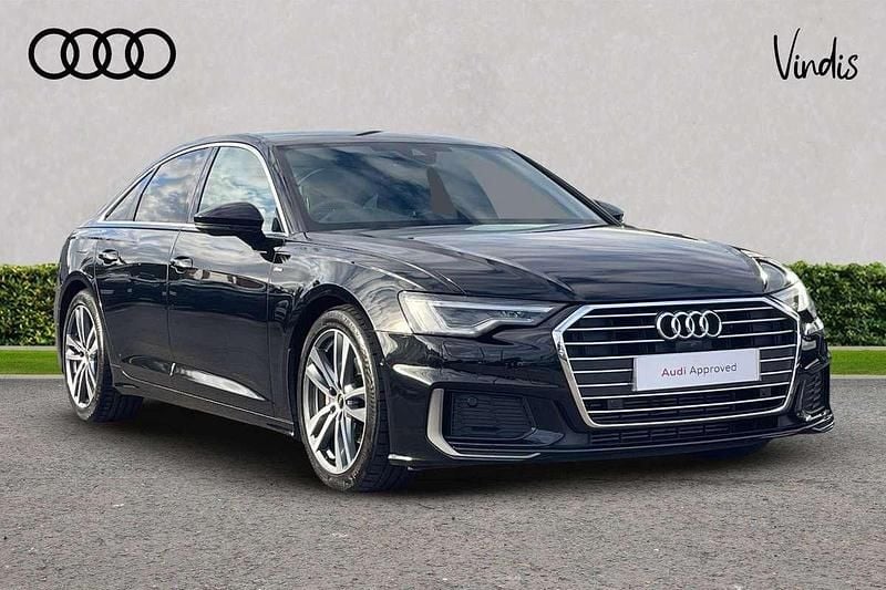 Black Used 2023 Audi A6 S-Line Sedan | £27,230 (Fair price) - Image 1/4