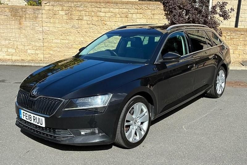 Black Used 2018 Skoda Superb SE L Executive Estate | £7,500 (Good price) - Image 1/1