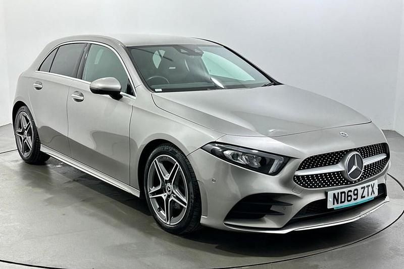 Used Mercedes A200 AMG Line Premium 150 HP (110 kW) 2020 Silver Hatchback