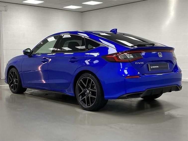 Used Honda Civic Advance 2023 Blue Hatchback