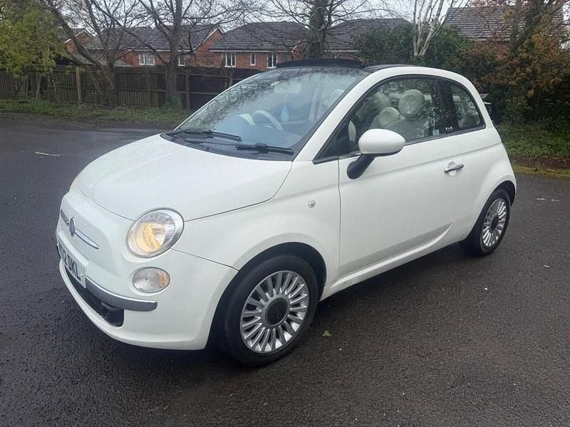 Used Fiat 500C Lounge 69 HP (50 kW) 2012 White Cabriolet
