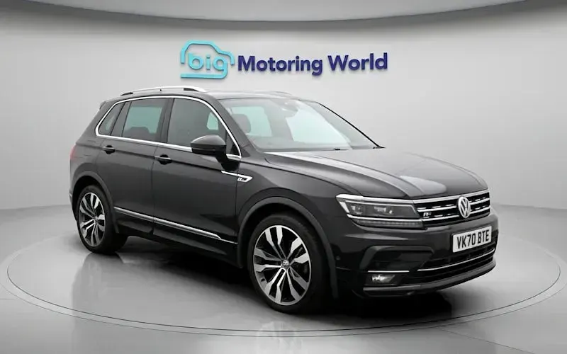 Used VW Tiguan R-line 150 HP (110 kW) 2020 Black SUV