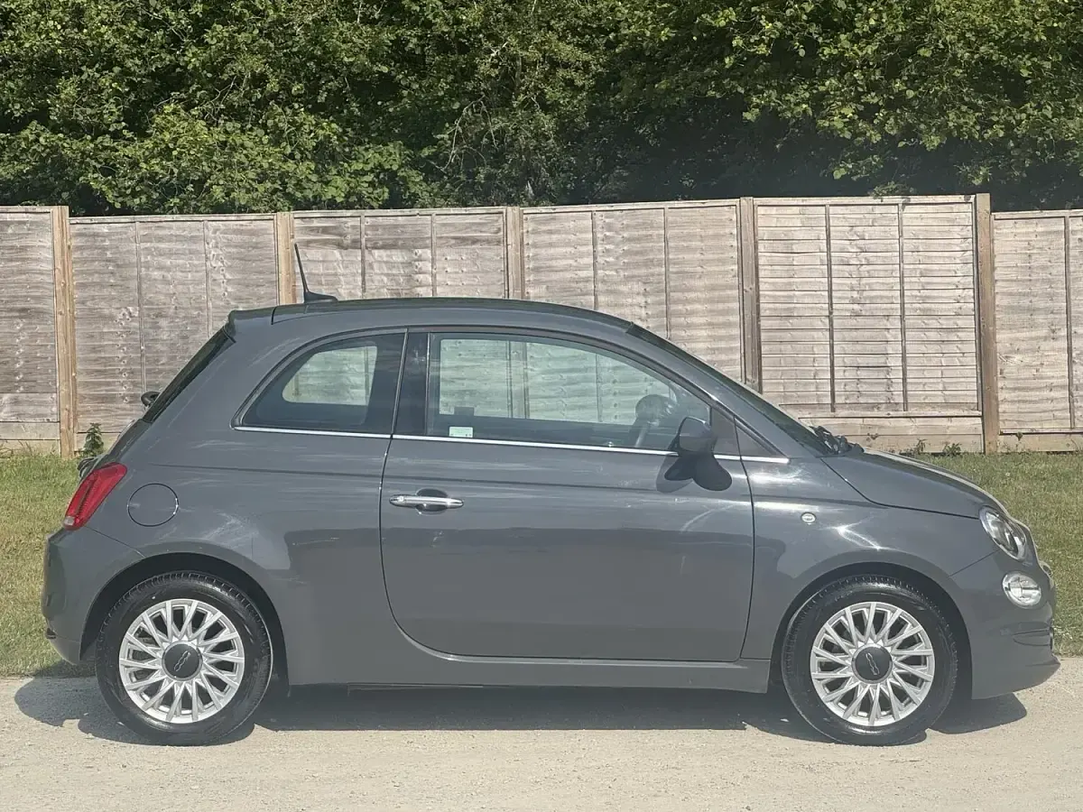 Used Fiat 500 Lounge 69 HP (50 kW) 2019 Grey Hatchback