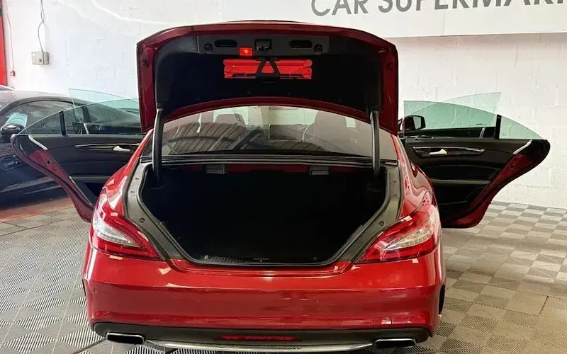 Used Mercedes CLS220 AMG Line Premium 177 HP (130 kW) 2016 Red Coupe