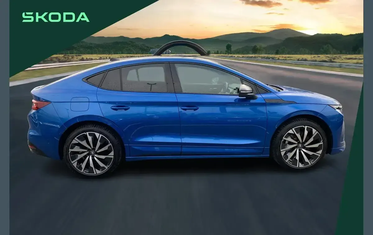New Skoda Enyaq iV SportLine 210 kW (286 HP) 2025 Blue SUV