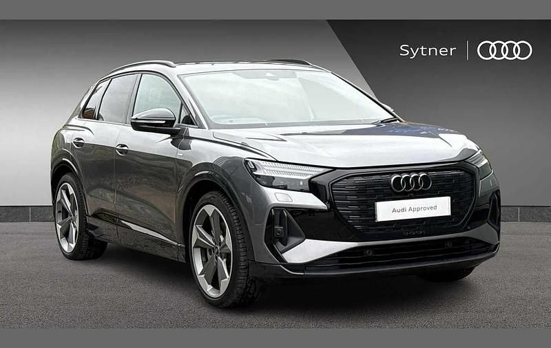 Grey Used 2024 Audi Q4 e-tron Black Edition SUV | £37,000 (Good price) - Image 1/4