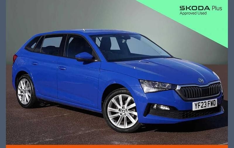 Used Skoda Scala SE L 108 HP (79 kW) 2023 Blue Hatchback
