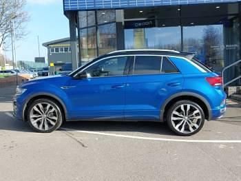 Usado VW T-Roc R-line 150 HP (110 kW) 2020 Azul SUV