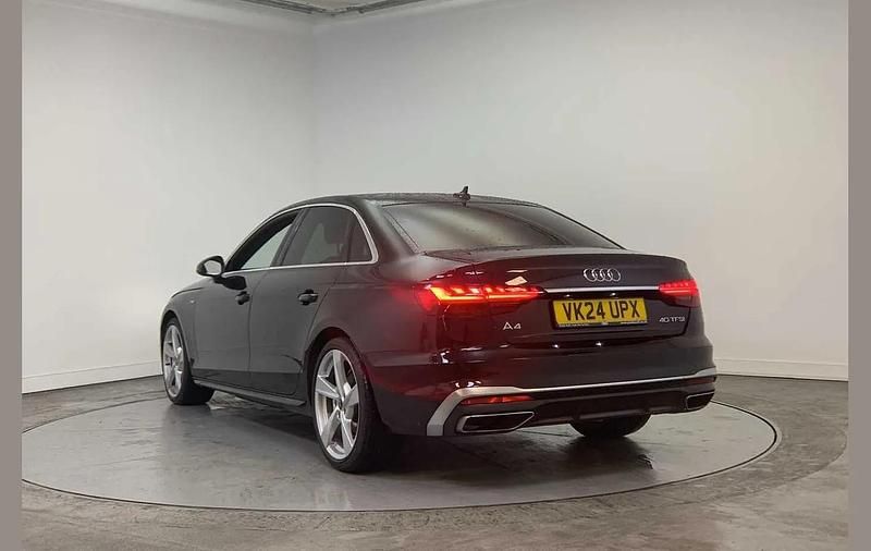 Used Audi A4 S-Line 200 HP (147 kW) 2024 Black Sedan