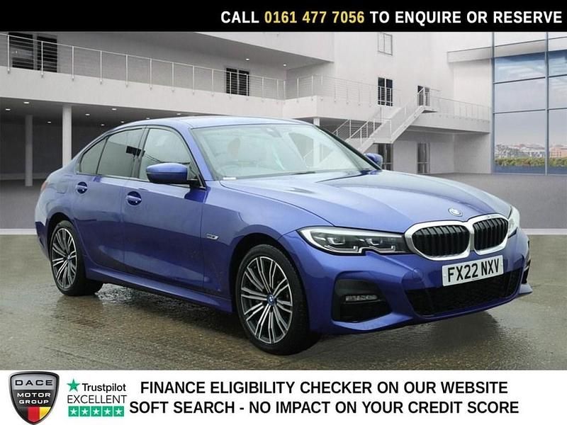 Used BMW 330e M Sport 288 HP (211 kW) 2022 Blue Sedan