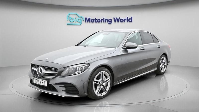 Used Mercedes C300 AMG line 245 HP (180 kW) 2020 Grey Sedan