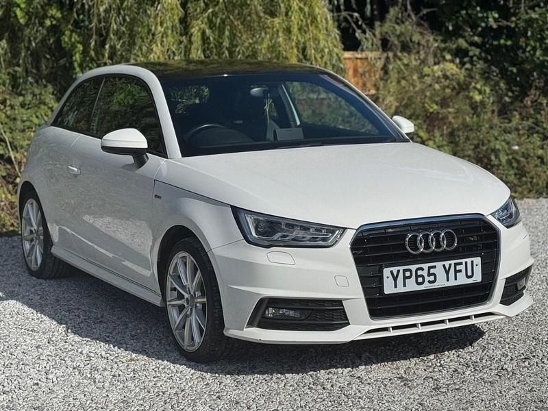 Used Audi A1 S-Line 125 HP (91 kW) 2015 White Hatchback