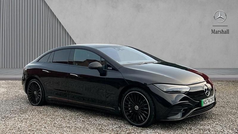 Black Used 2024 Mercedes EQE350 AMG line Sedan | £48,280 (Fair price) - Image 1/4