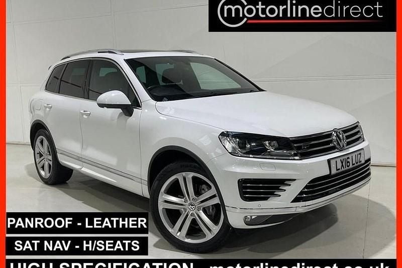 White Used 2016 VW Touareg R-line SUV | £16,489 (Super price) - Image 1/1
