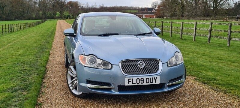 Blue Used 2009 Jaguar XF Portfolio Sedan | £4,993 (A bit pricey) - Image 1/4